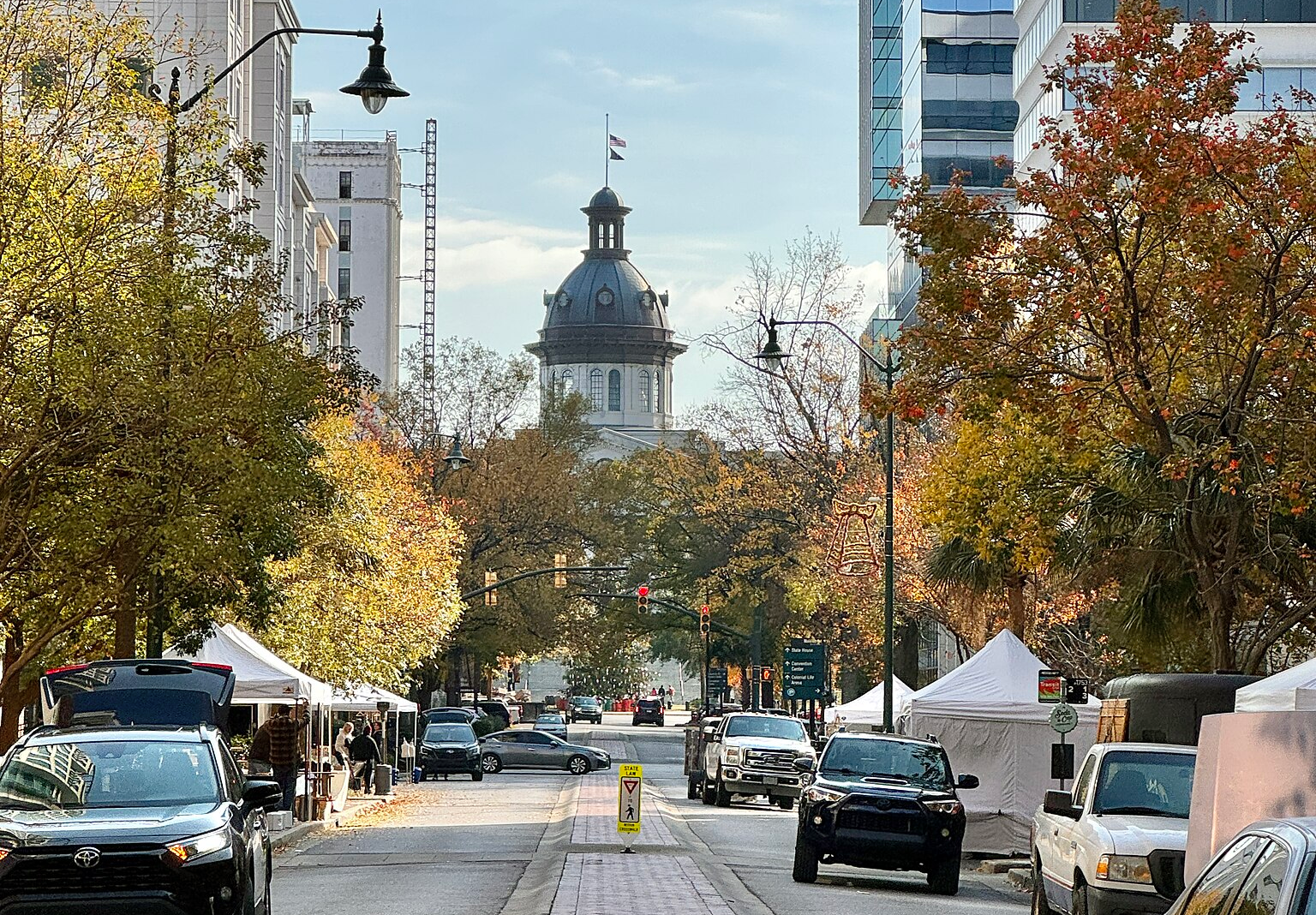 South Carolina State House from Main Street, Columbia, SC