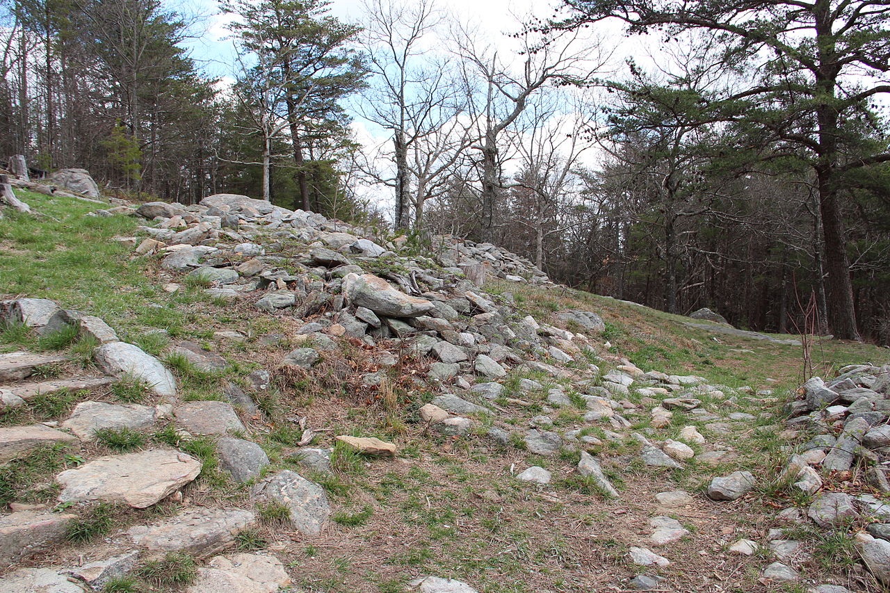 Fort mountain wall