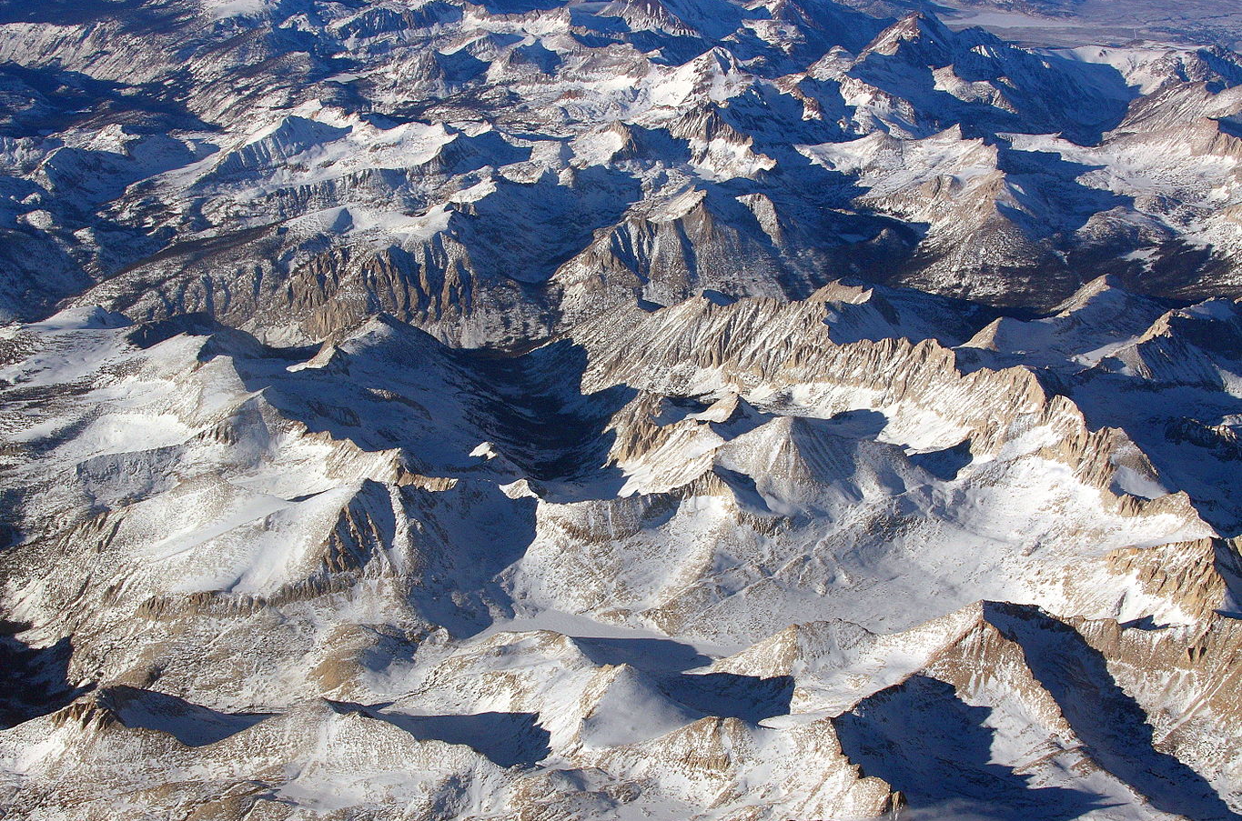 North-northwest view in the Sierra National Forest