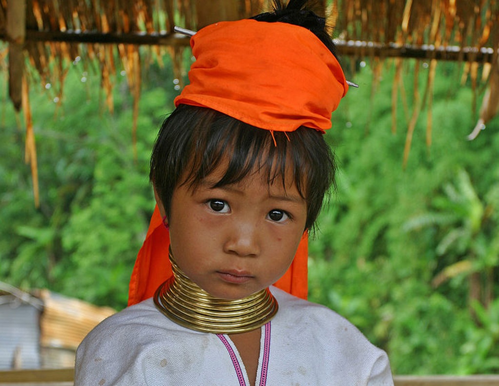 Karen Padaung Girl Portrait - 2004