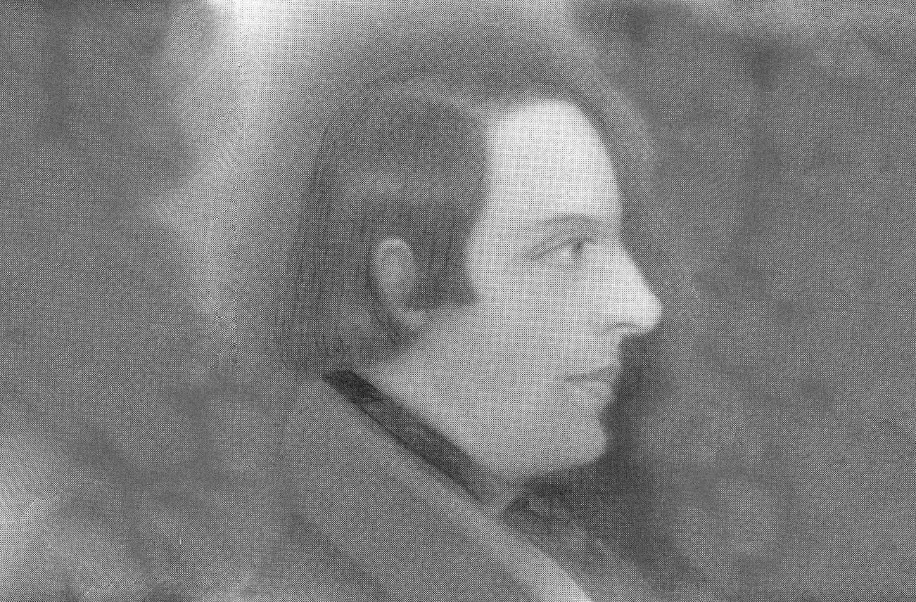 Oil Painting of Charles Stanton, a member of the Donner Party