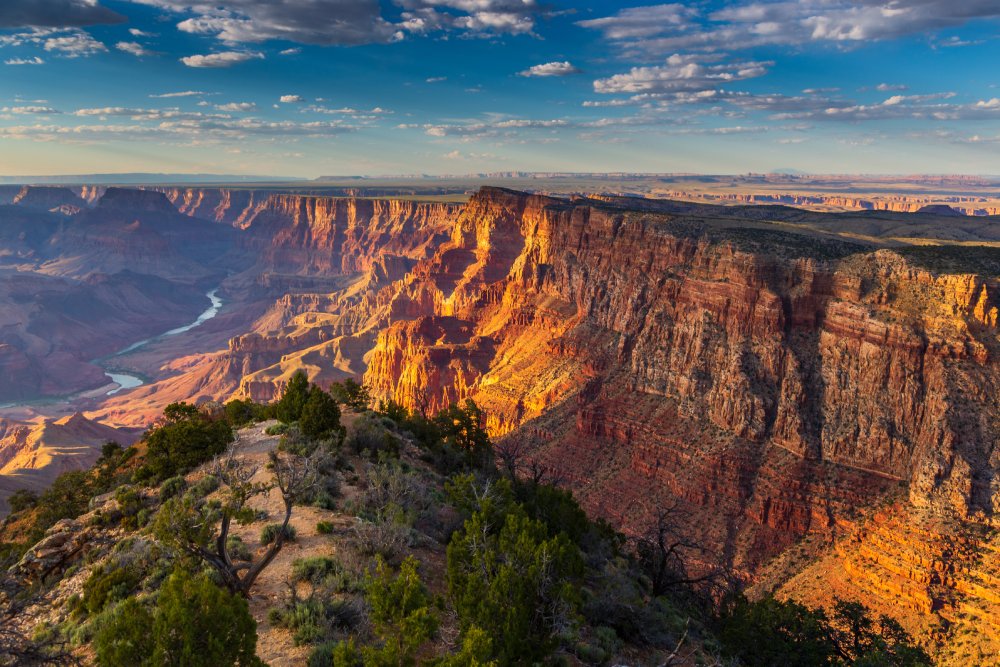 The Colorado River Through the Grand Canyon, Arizona, USA.