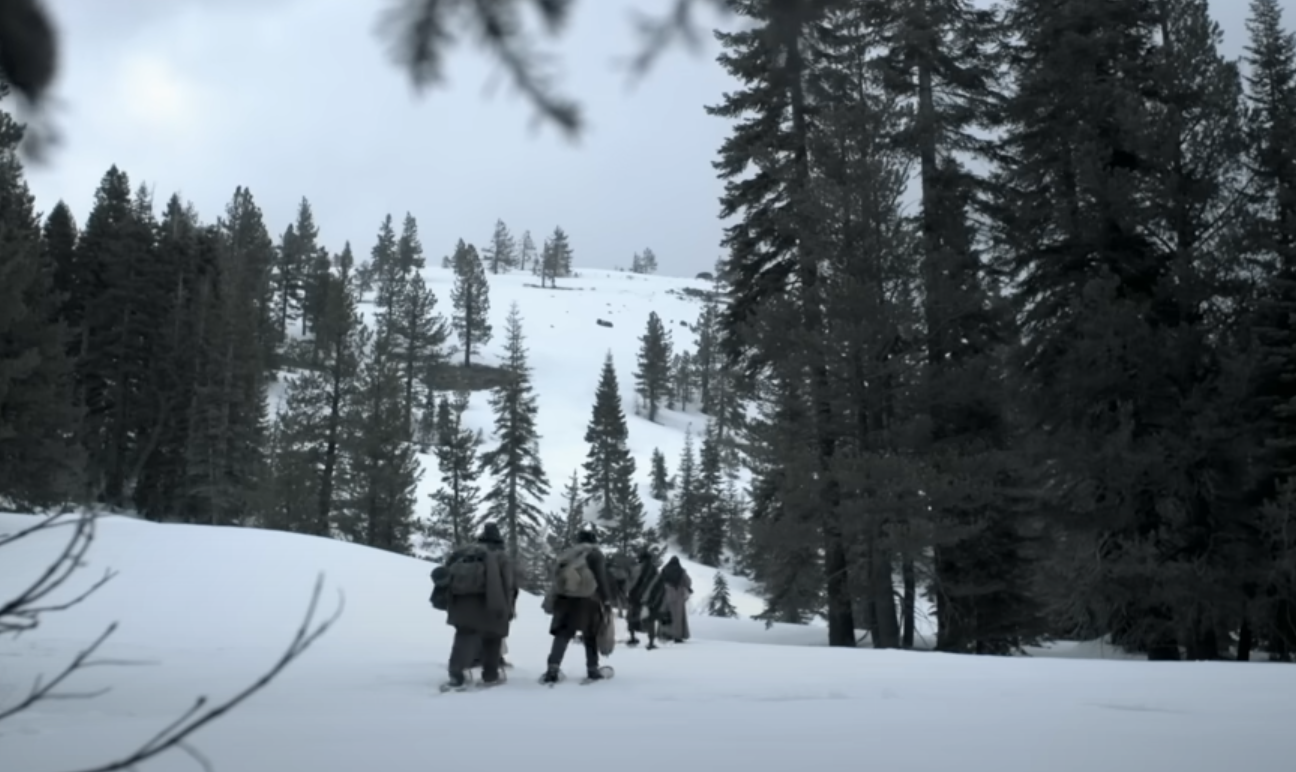 A screenshot of the movie The Donner Party