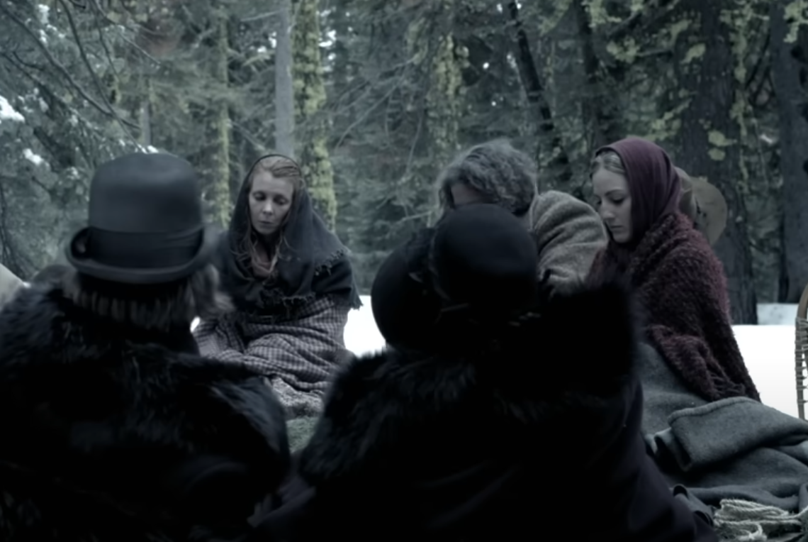 A screenshot of the movie The Donner Party