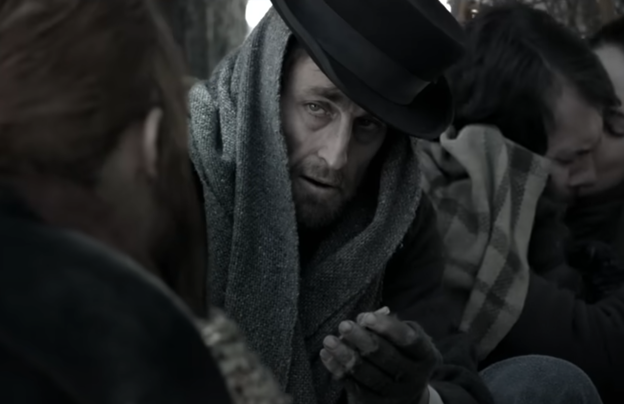 A screenshot of the movie The Donner Party