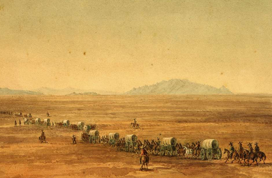 Crossing the Great Salt Lake Desert