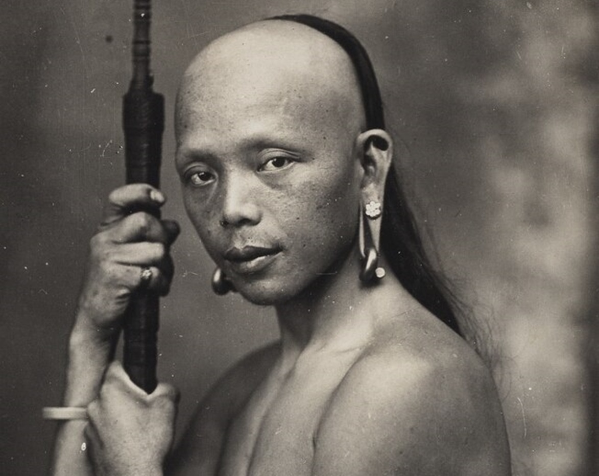 Kajan of Kenja man op Borneo