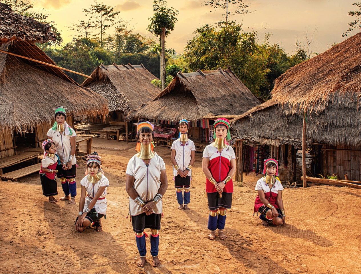Karen Long Neck Villages, Chiang Rai Province, North Thailand.
