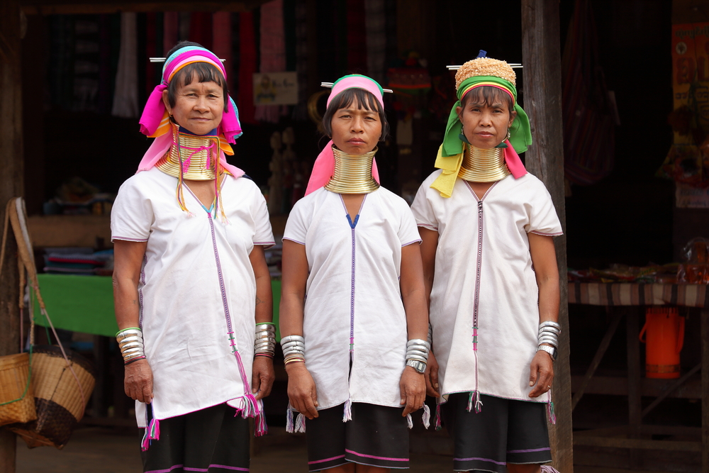 Traditional Padaung woman from Myanmar