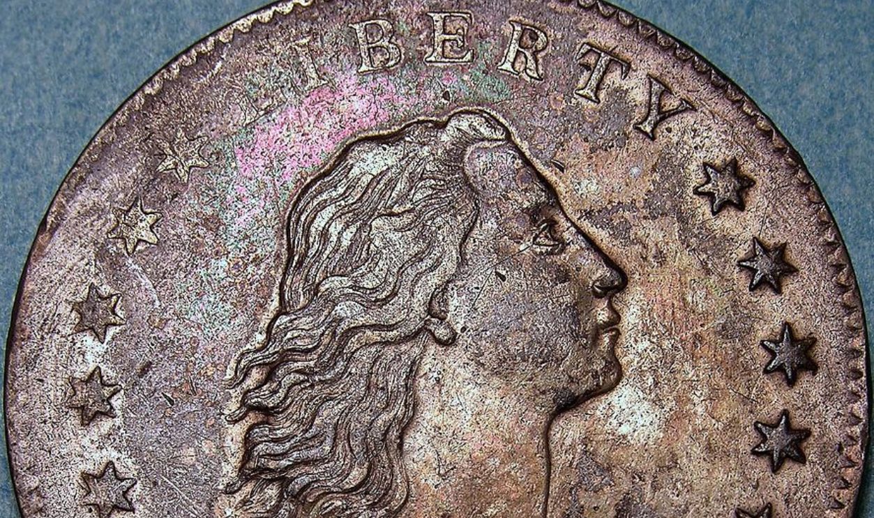Flowing hair dollar