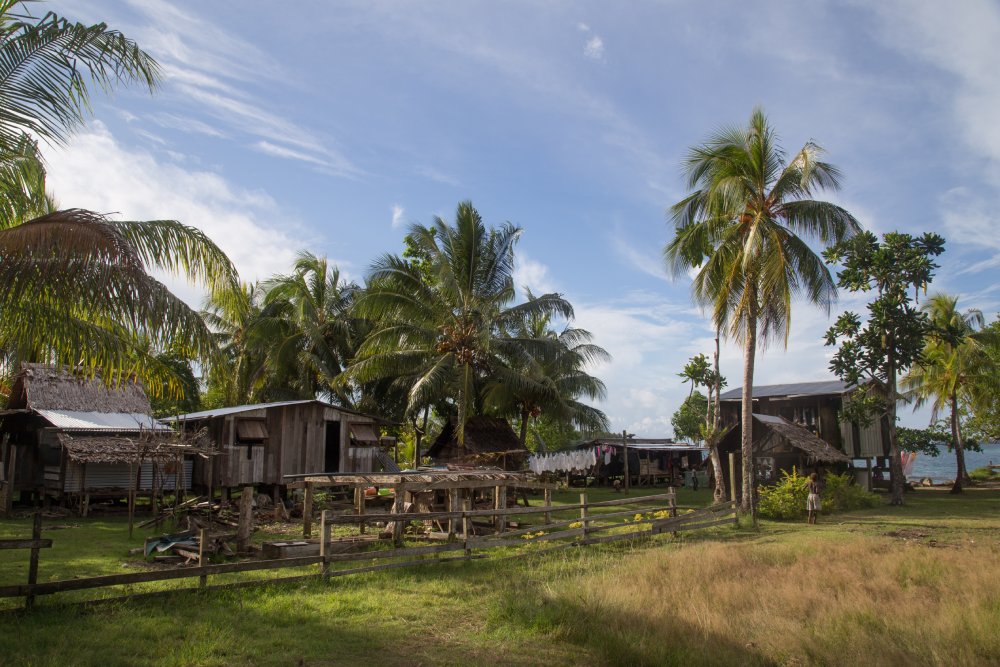 Landscape Photo of Local village on the Solomon Islands