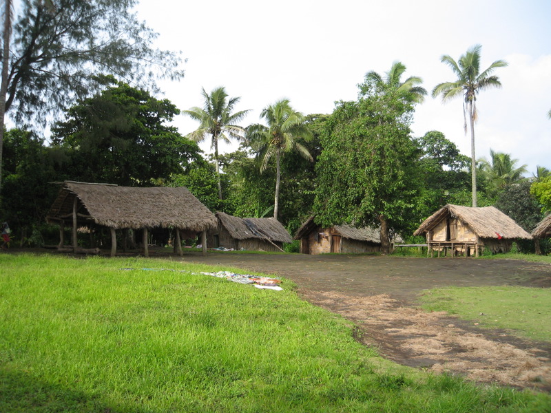 Photo of A John Frum gathering area, Clear Sky in the Background