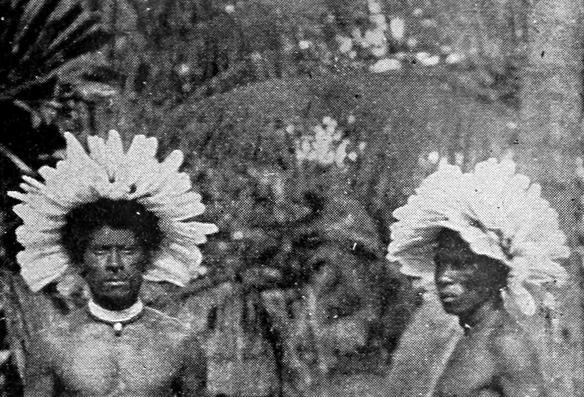 Grayscale Photo of The Life Of Savages In North-Western Melanesia