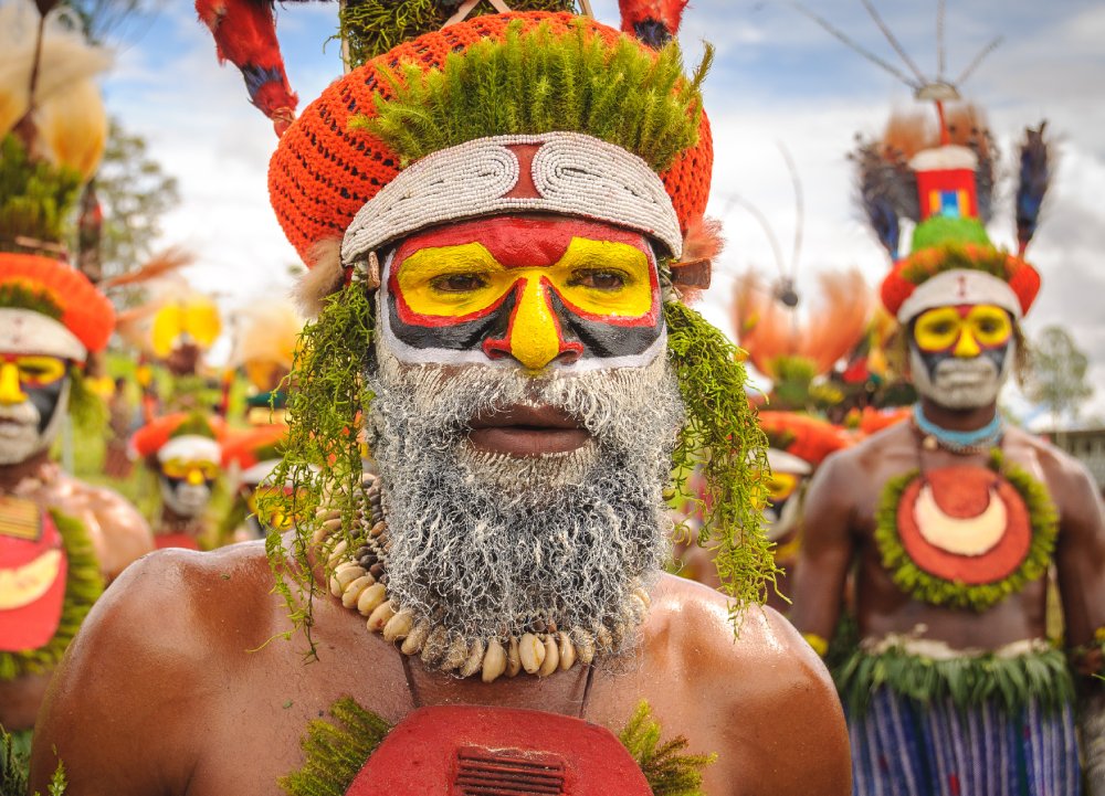 Tribes at the Mt Hagen cultural show in Papua New Guinea