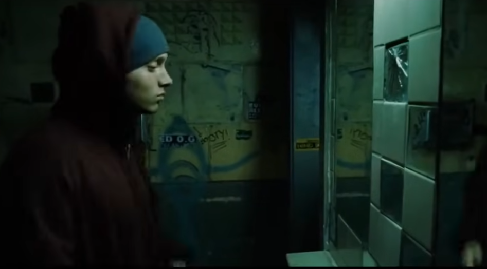 Screenshot from the movie 8 Mile (2002)