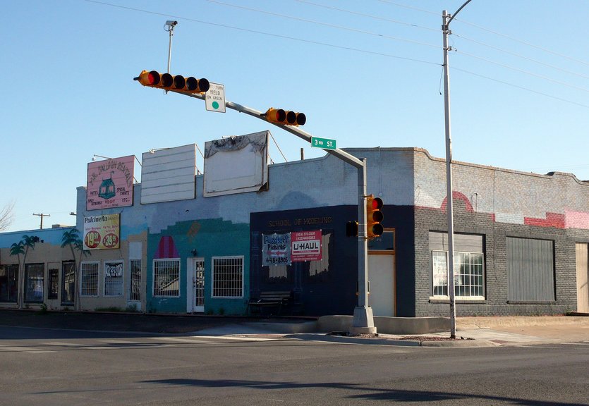 3rd street, Pecos Texas during the daytime