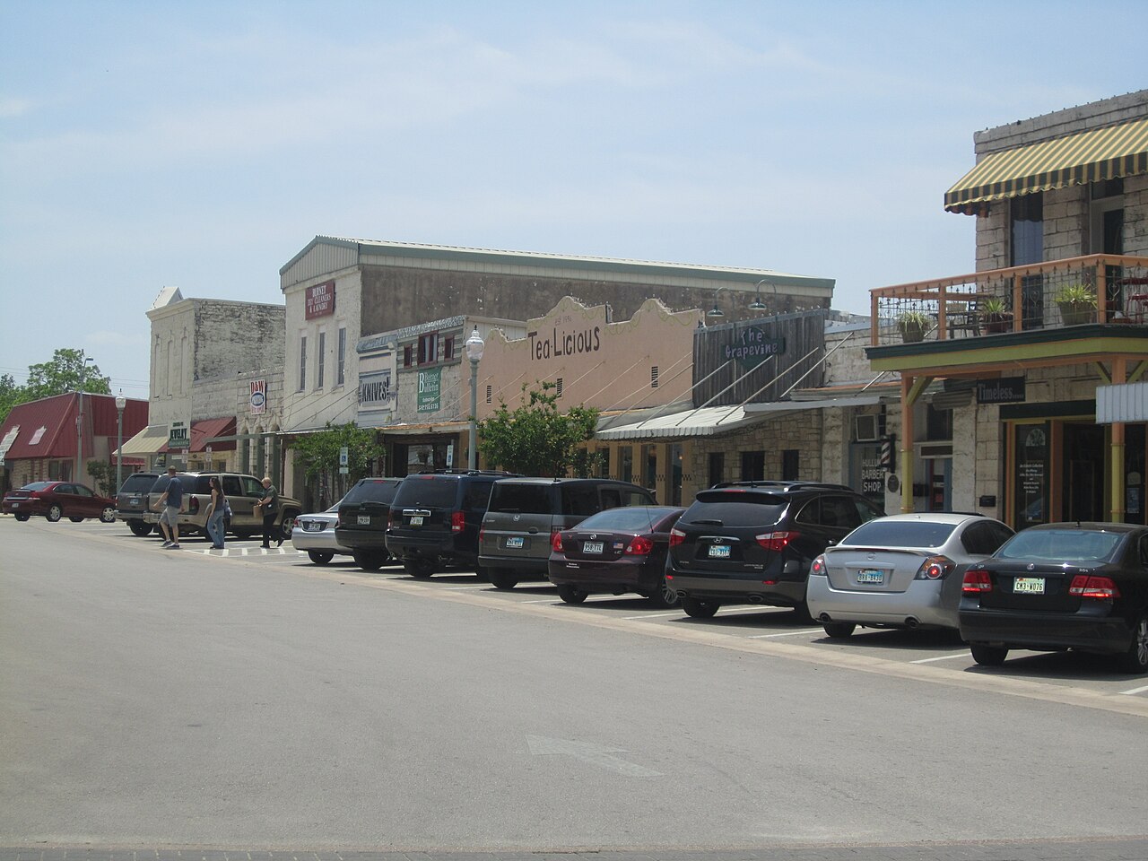Downtown Burnet, Texas during daytime