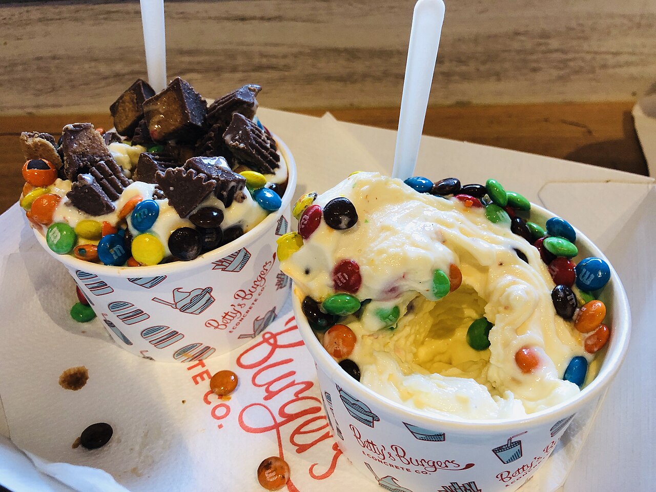 Frozen custard from Darling Harbour