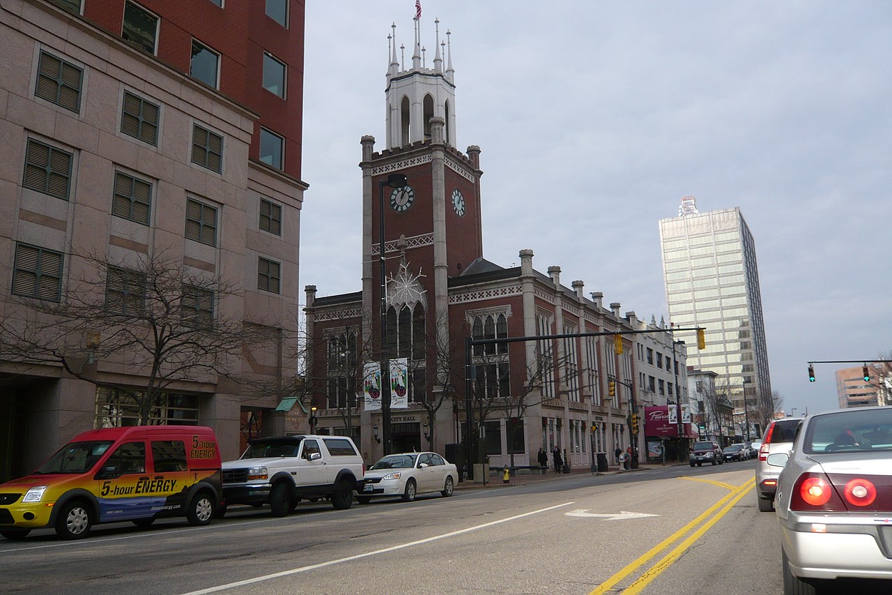 Manchester City Hall located in Manchester, New Hampshire