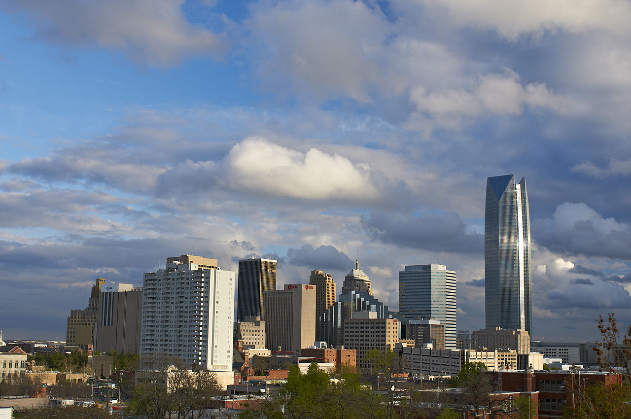 Photo of downtown Oklahoma City's skyline