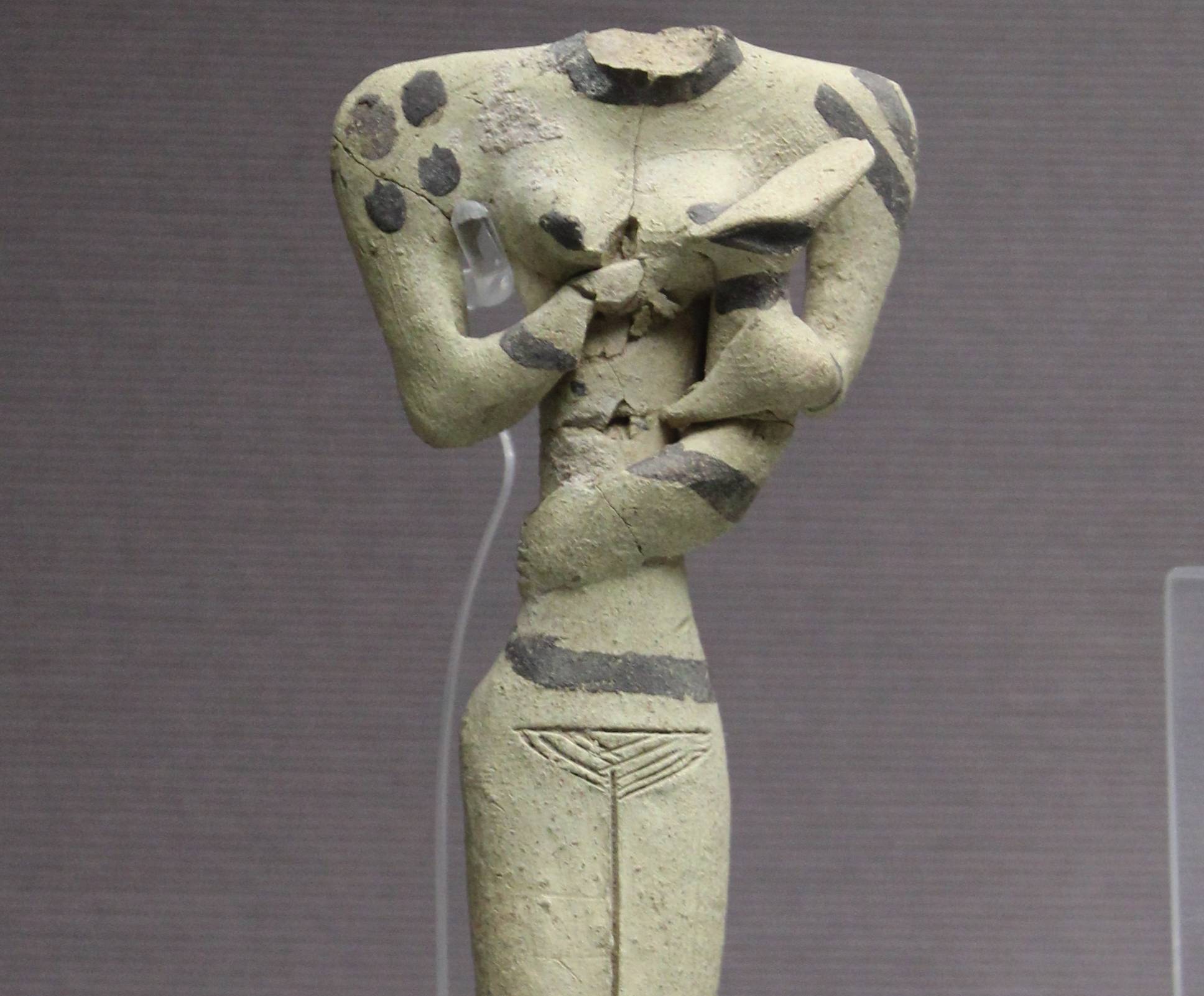 Female clay figurine , Ubaid period