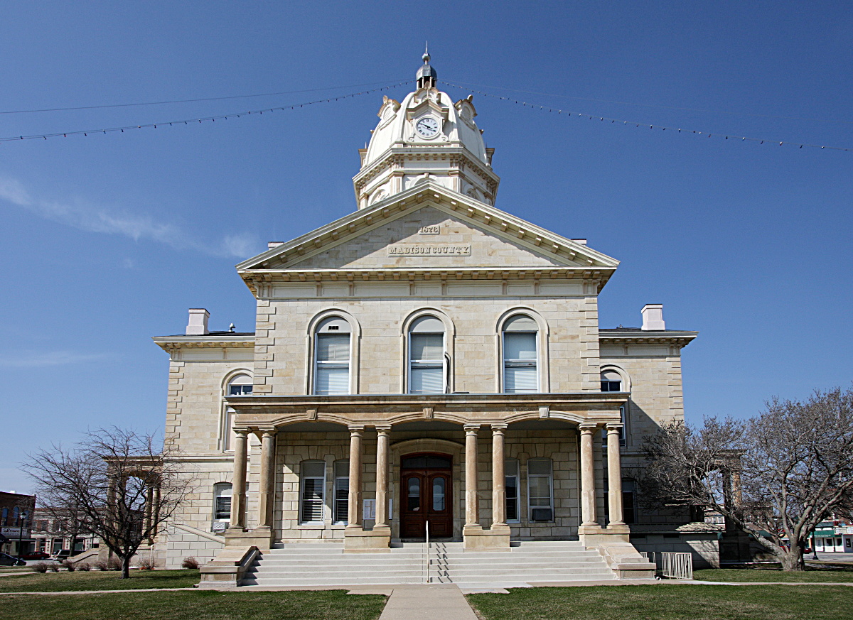 County courthouse for Madison County, Iowa.