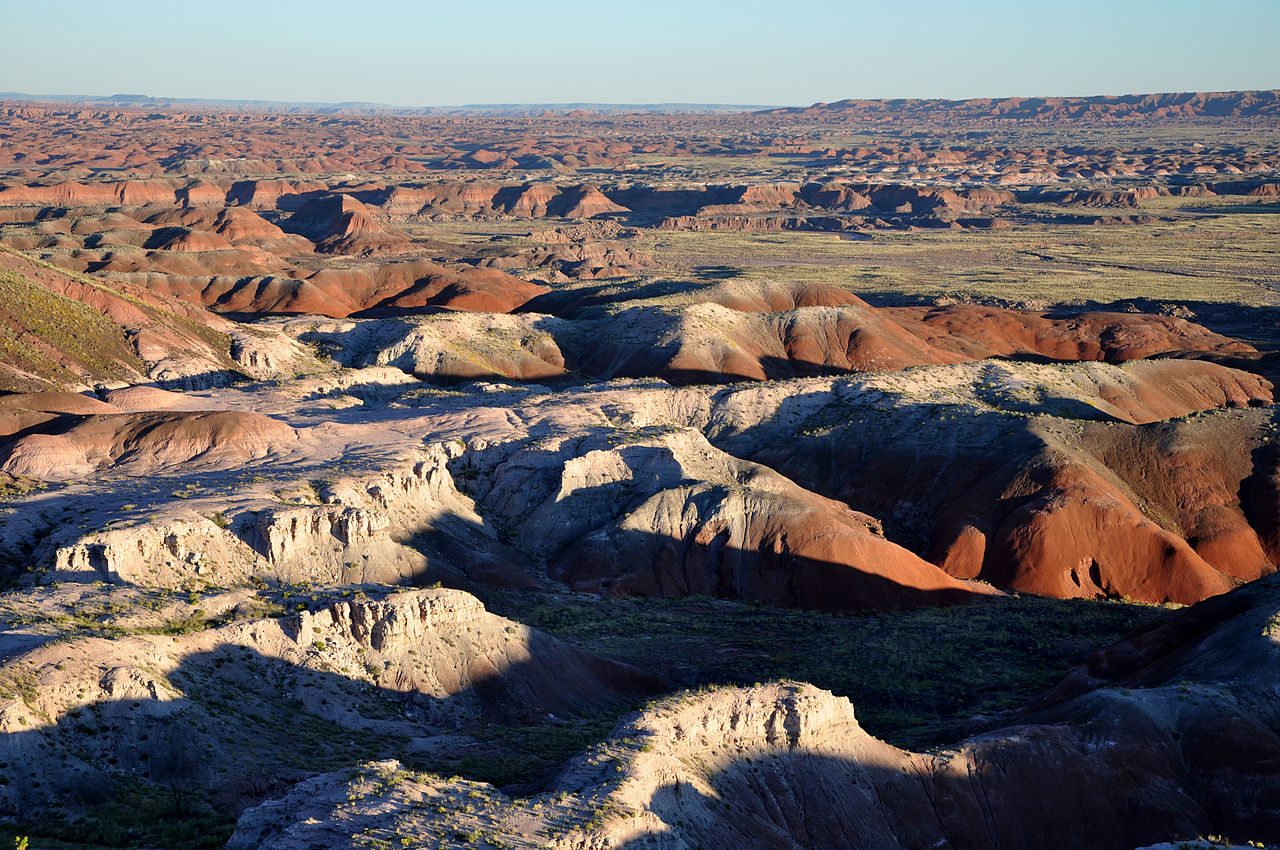 Painted Desert badlands as seen from Tawa Point