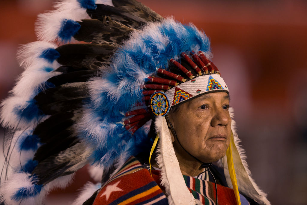 Larry Cesspooch a tribal elder of the Ute Nation