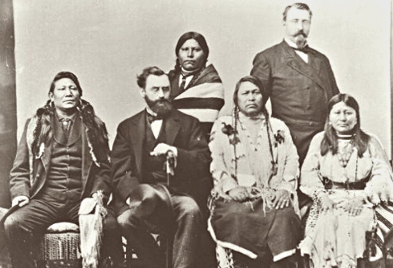 Chief Ouray and other Utes in Washington. D.C.