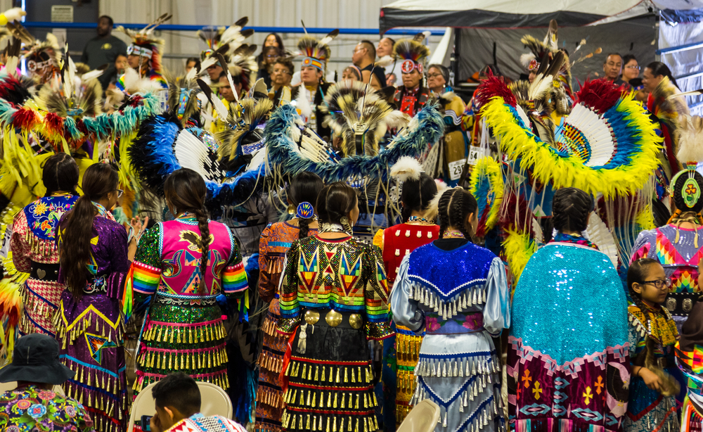 Opening ceremony of Southern Ute Indian Tribe Pow Wow
