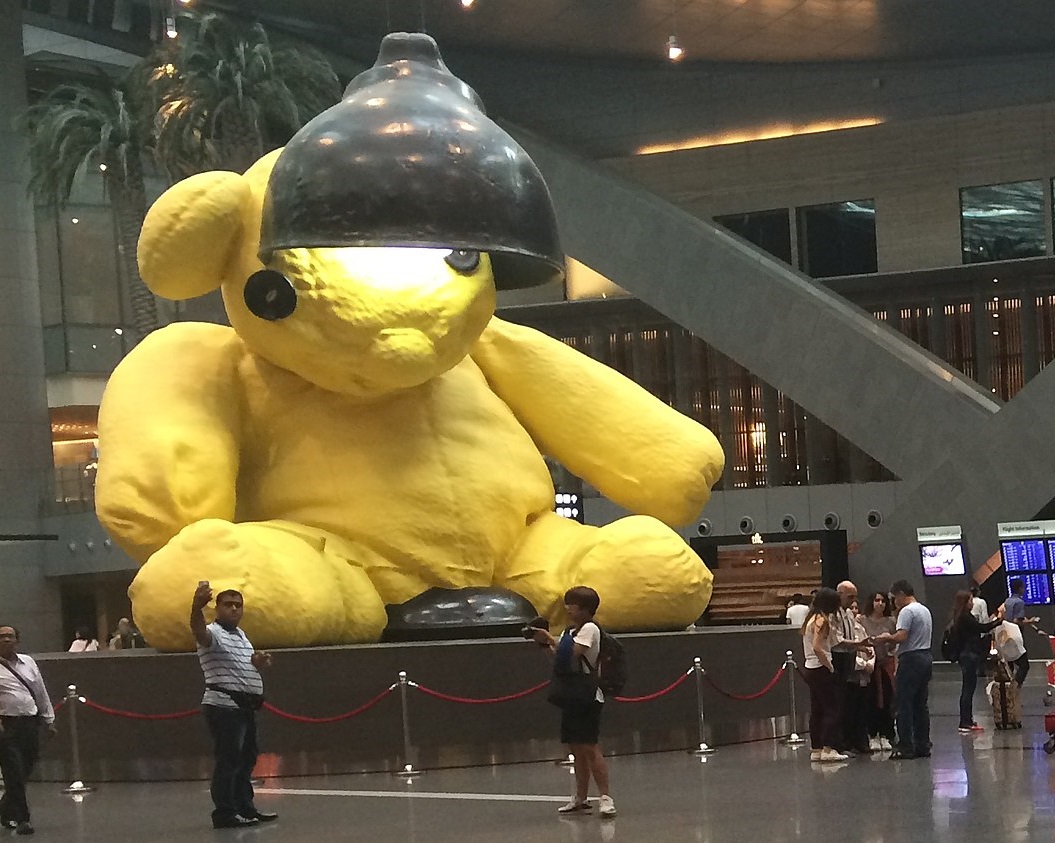 The lamp bear from from - Urs Fischer - 2016 Qatar