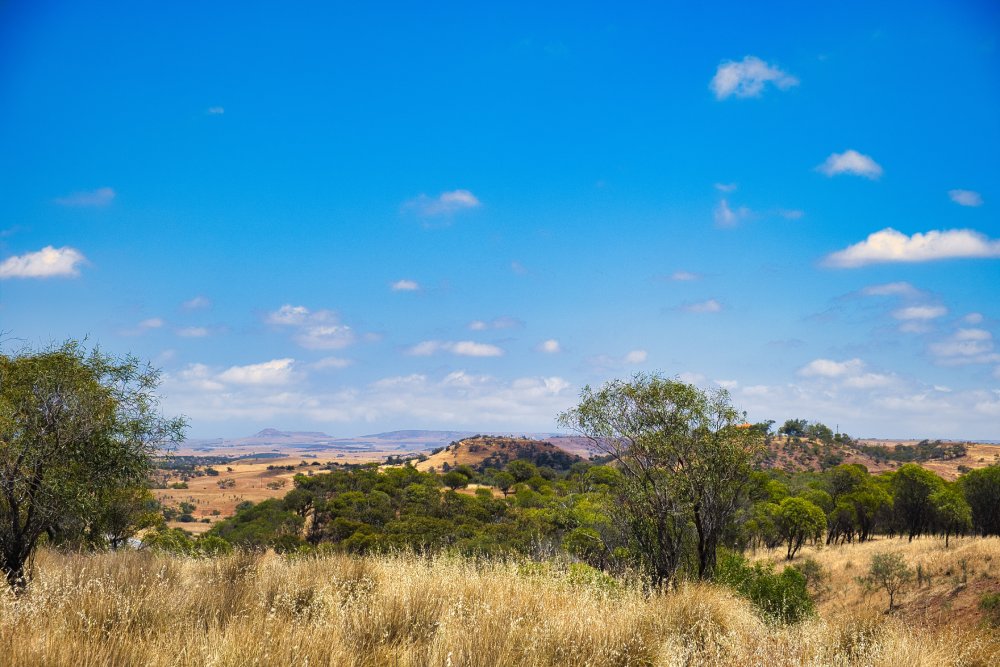 View of the hilly country in the area of Greater Geraldton, Western Australia