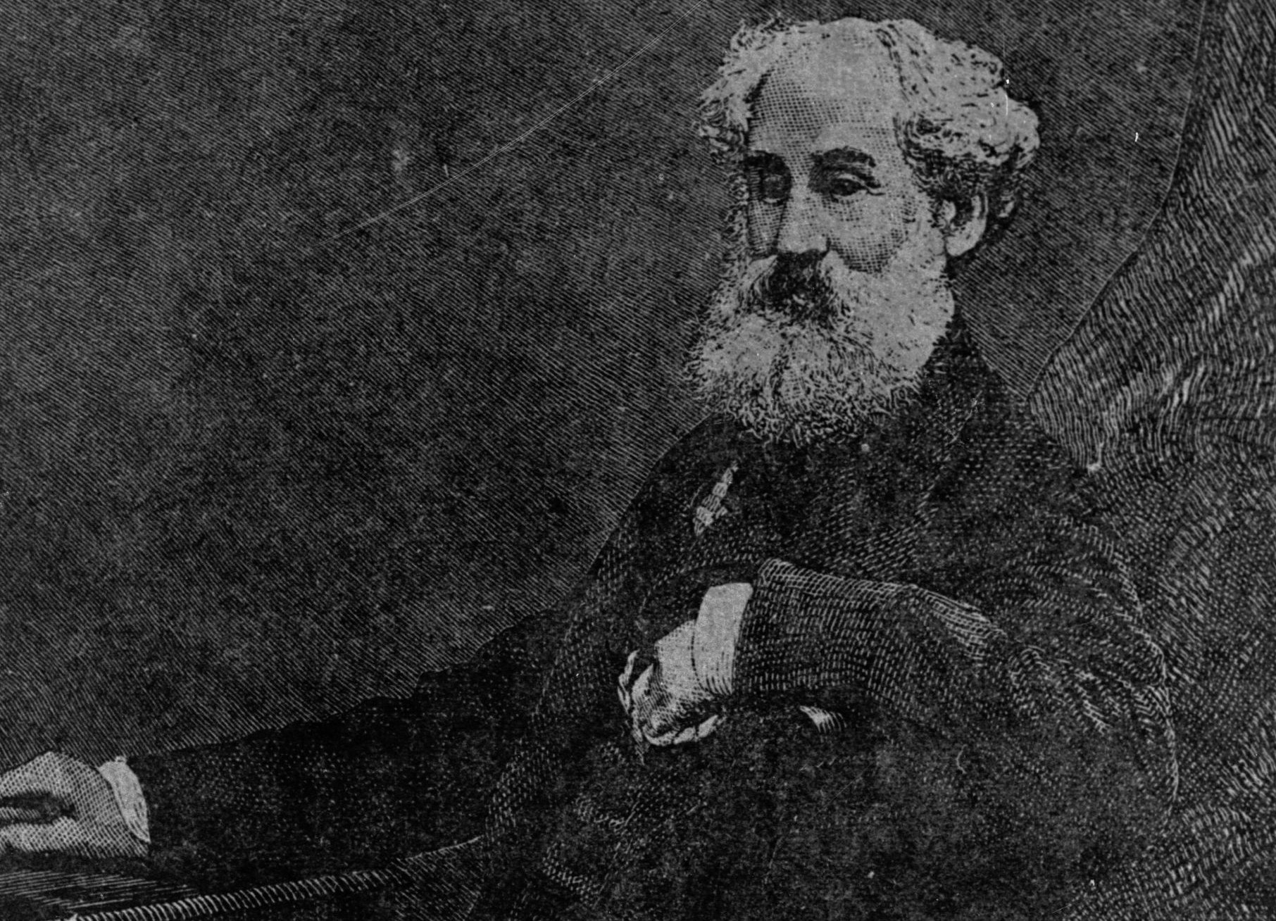 This is a sketch of Colonel Peter Egerton-Warburton (1813-1889)