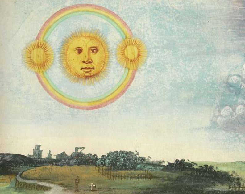 Medieval sun drawings