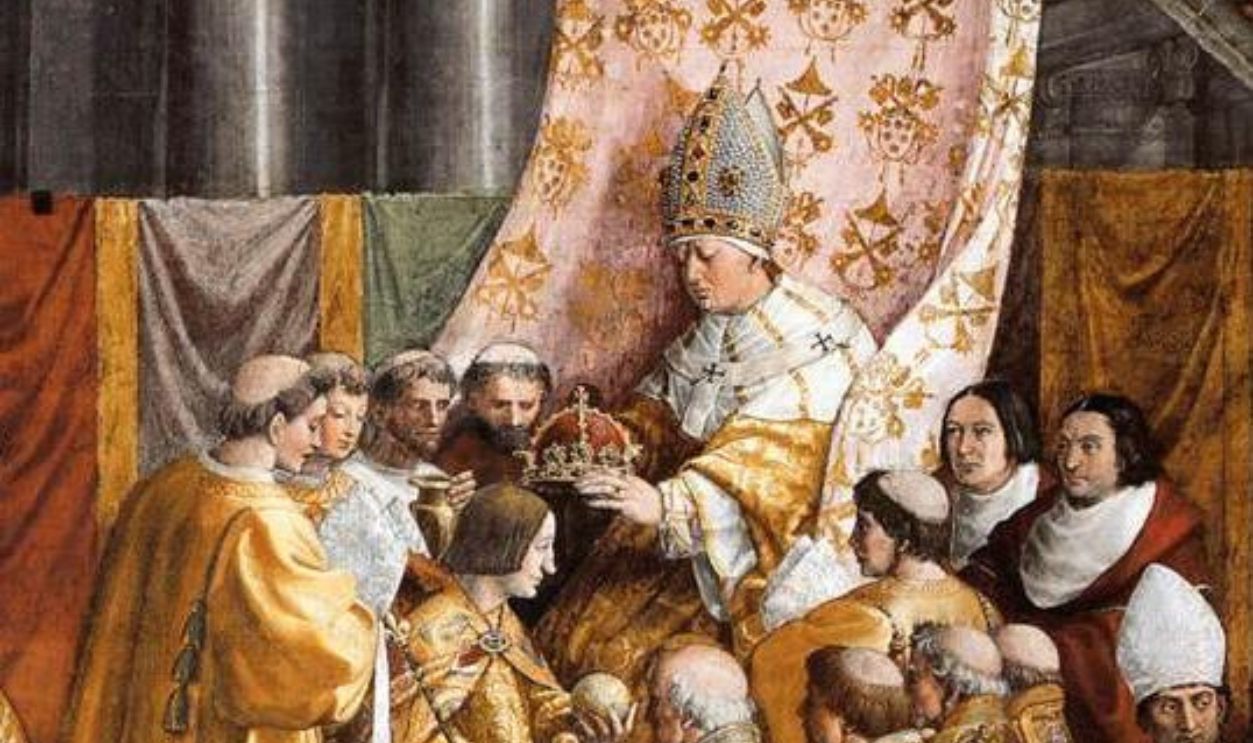 Coronation Of Charlemagne By Pope Leo III