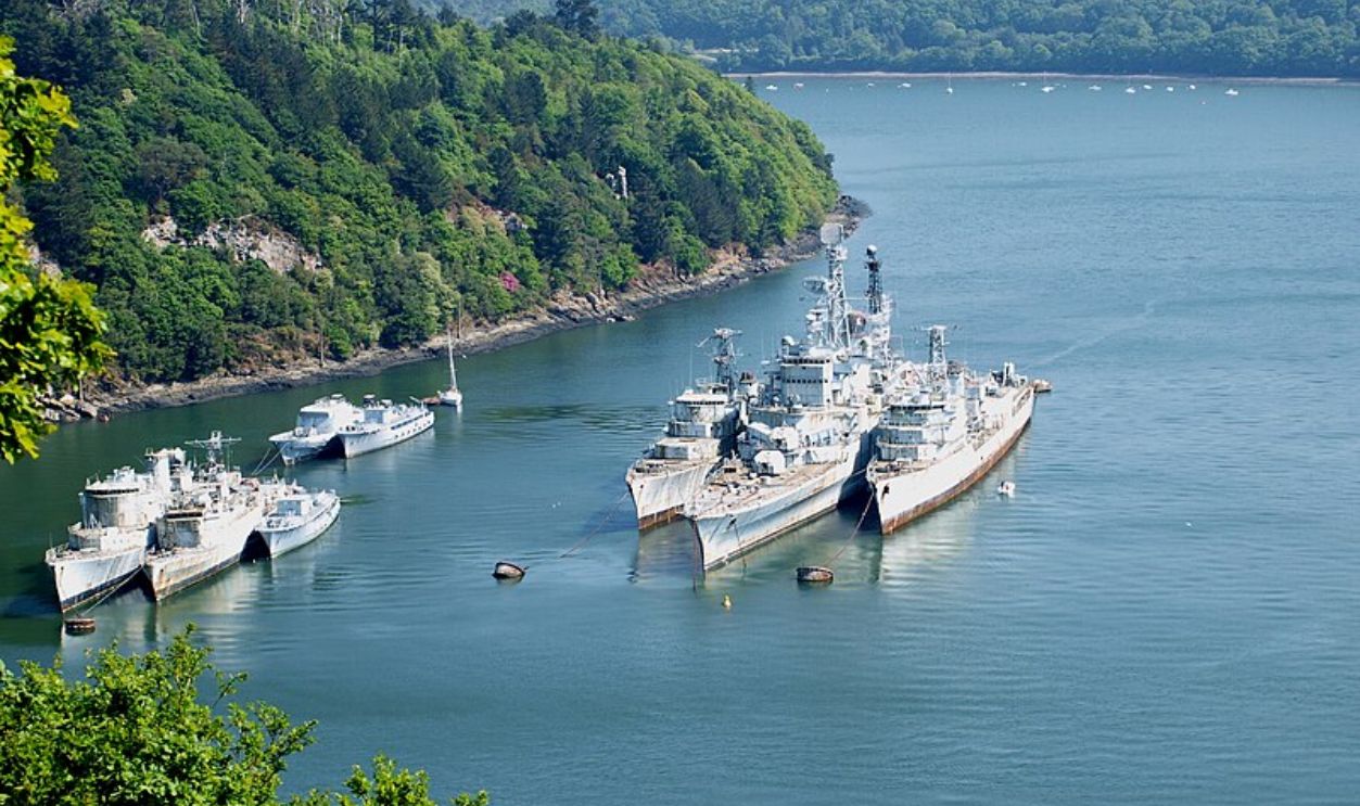 Landevennec Ship Graveyard, France