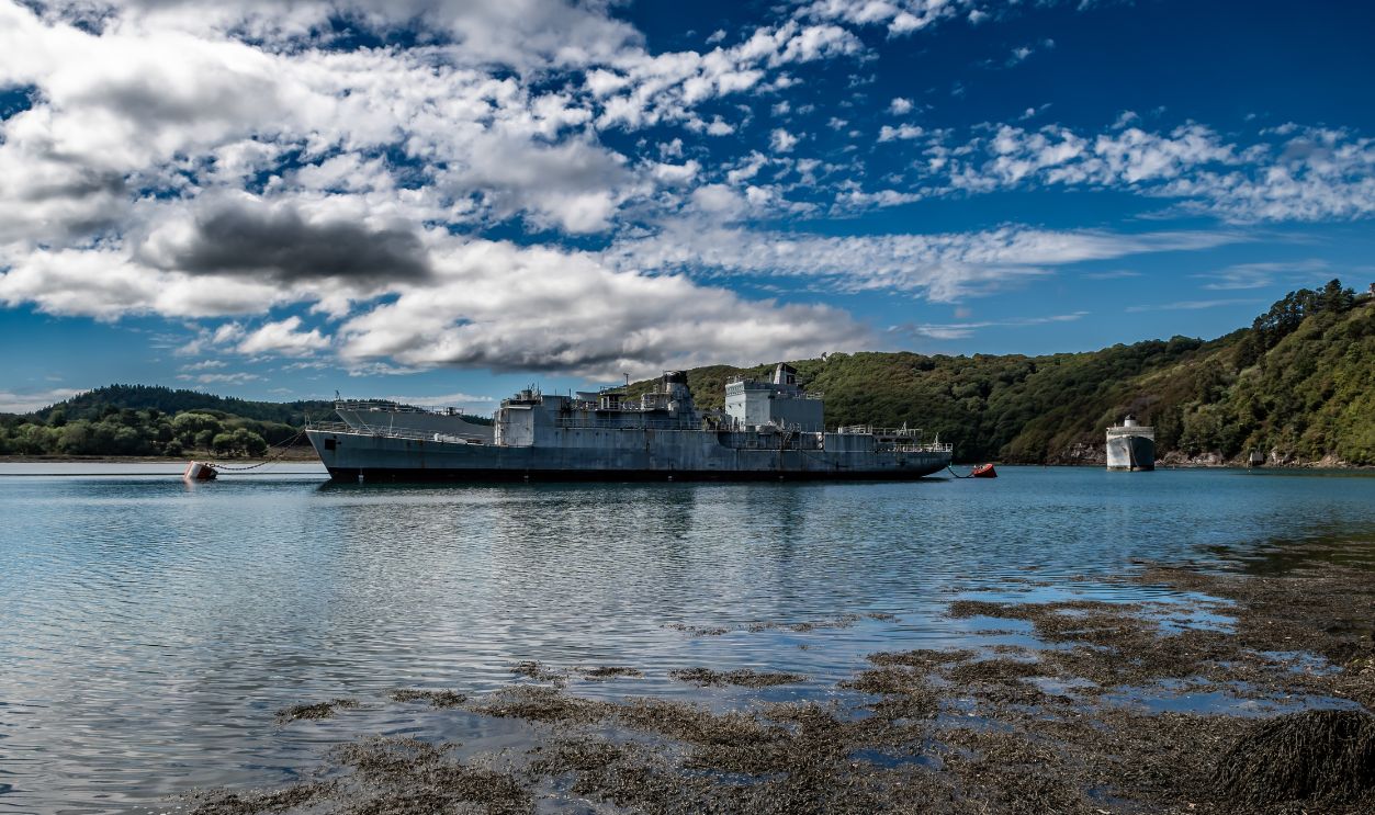 Landevennec Ship Graveyard, France