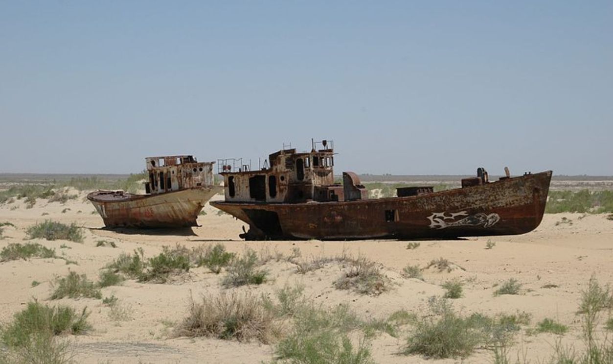 Aral Sea Ships' Graveyard, Uzbekistan