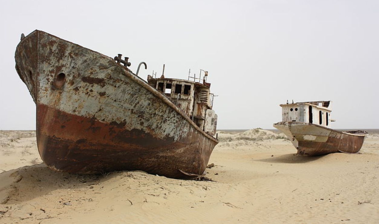 Aral Sea Ships' Graveyard, Uzbekistan