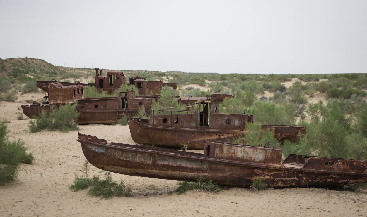 Aral Sea Ships' Graveyard, Uzbekistan