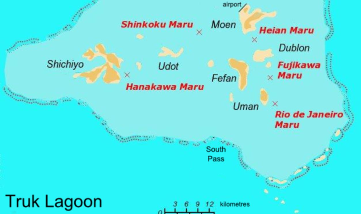 Truk Lagoon, Micronesia