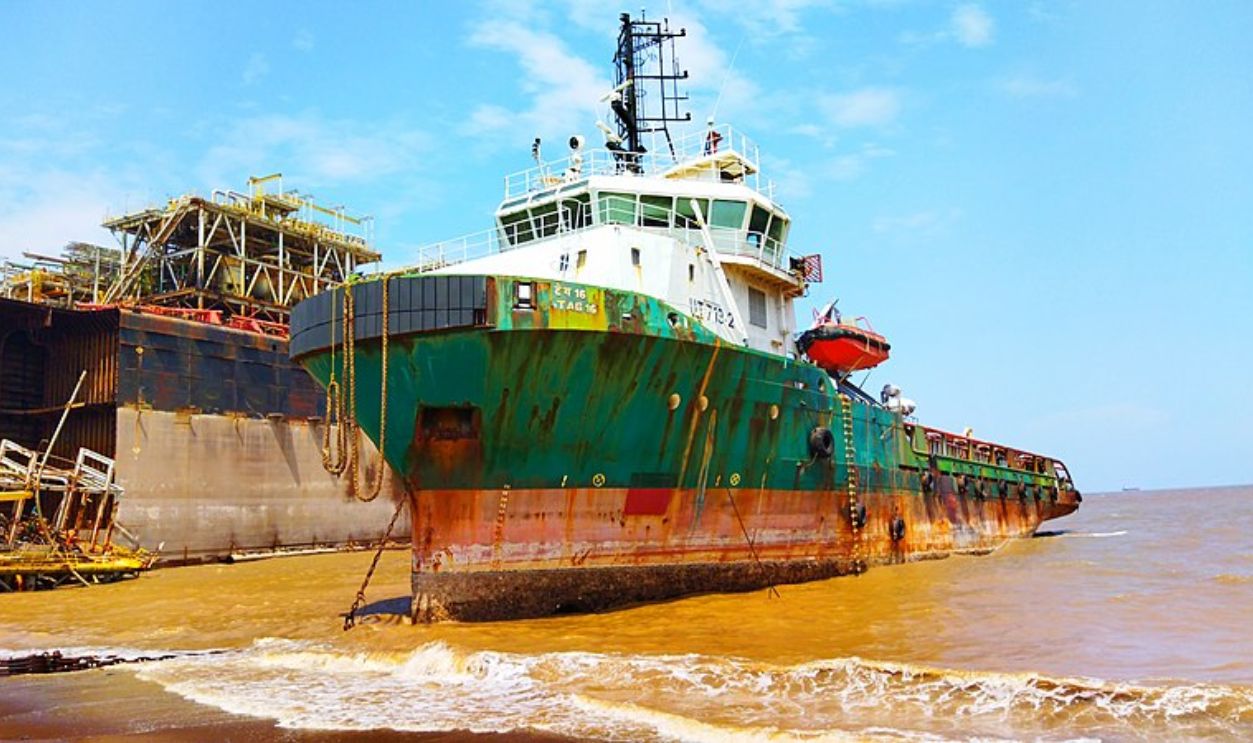 Alang Ship Breaking Yard, India
