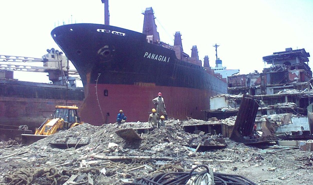 Alang Ship Breaking Yard, India