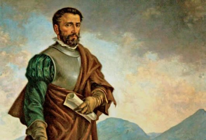 Portrait Painting of Spanish explorer and conquistador Gonzalo Jiménez de Quesada