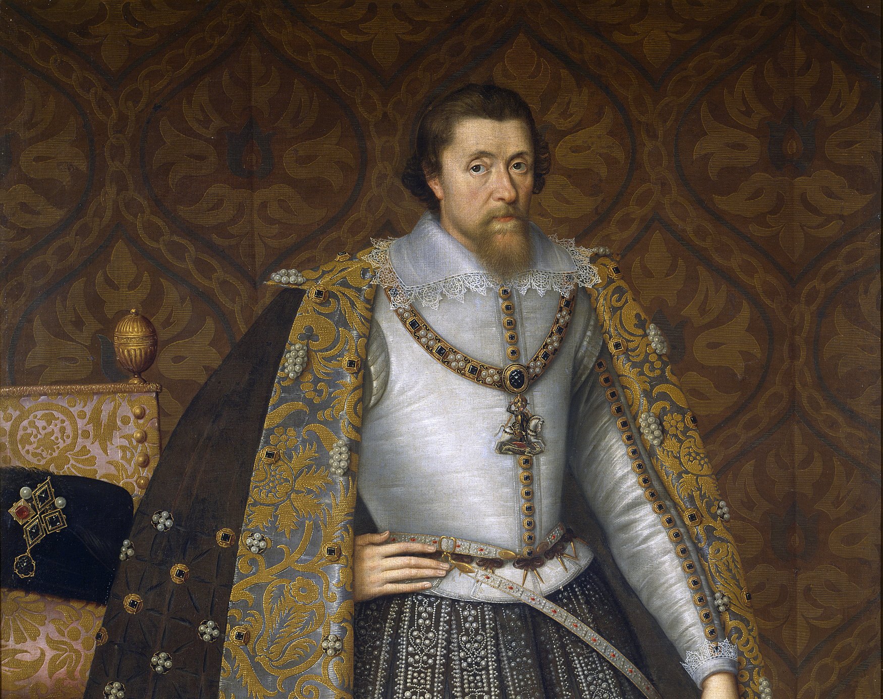 Portrait Painting of James VI and I King of Scotland England