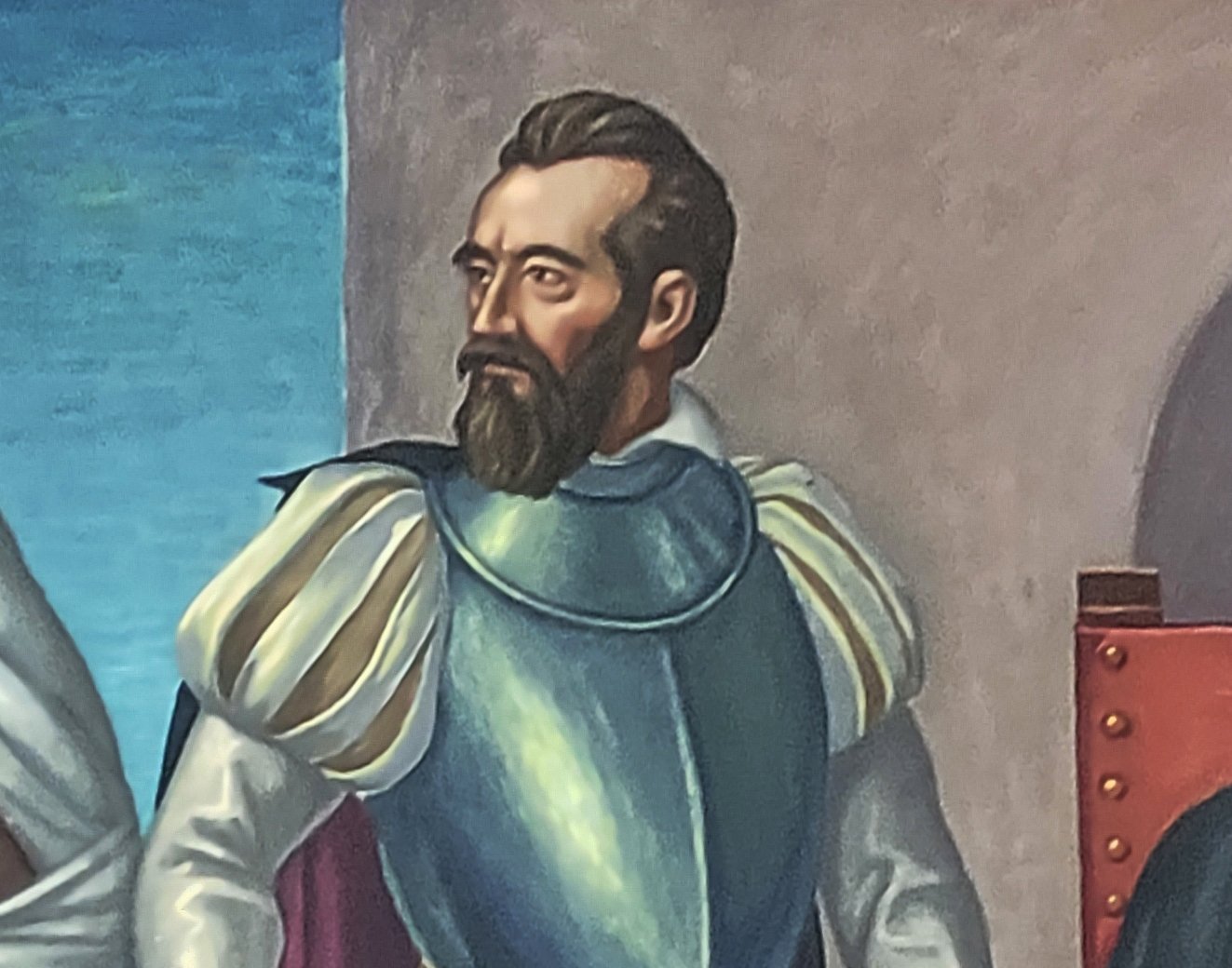 Spanish conquistador Gonzalo Jiménez de Quesada by artist Luis Alberto Acuña