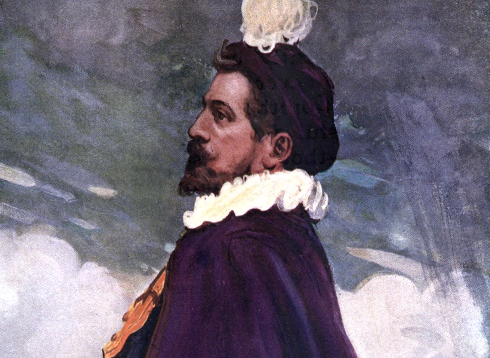 Portrait Painting of English explorer Sir Walter Ralegh