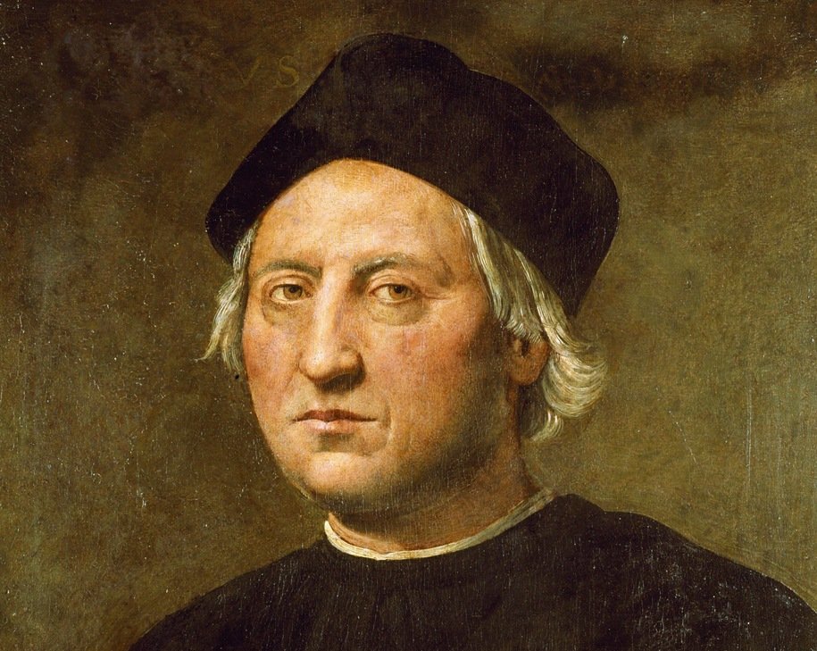 Portrait Painting of Italian explorer and navigator Christopher Columbus