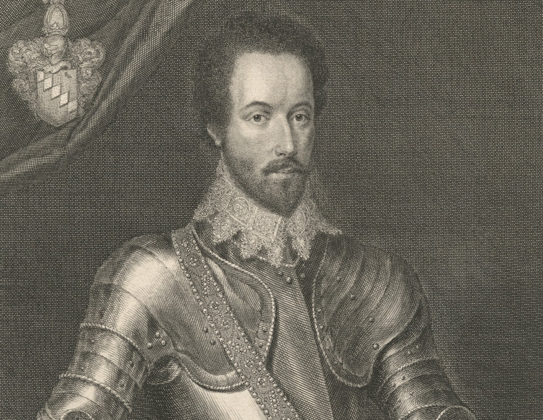 Portrait Painting of English explorer Sir Walter Ralegh