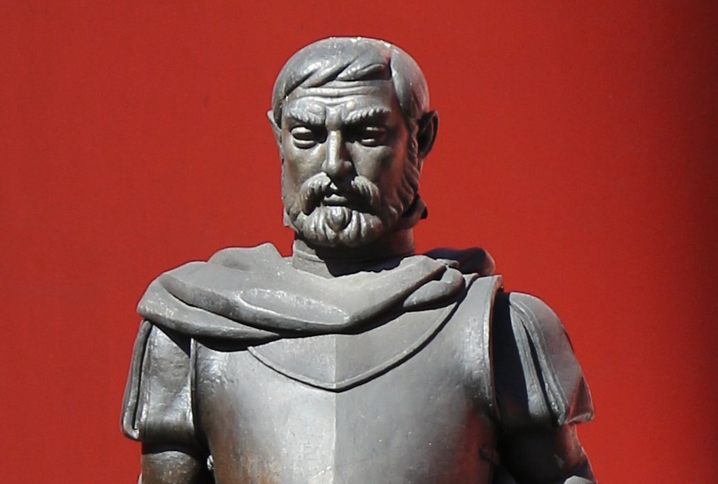 Statue of Sebastián de Benalcázar, in Quito, Ecuador